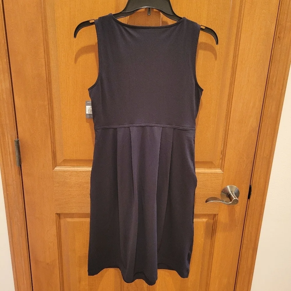 Eddie Bauer Aster Crossover Dress Black Size XS New